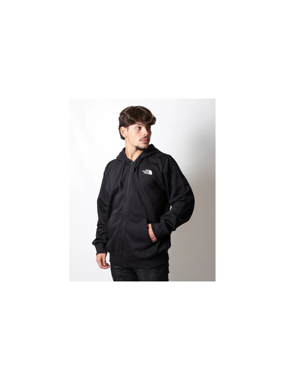 Felpa con zip e cappuccio...